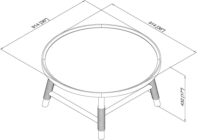 Livabliss x Becki Owens Esmarca Modern Coastal Coffee Table - Image 2