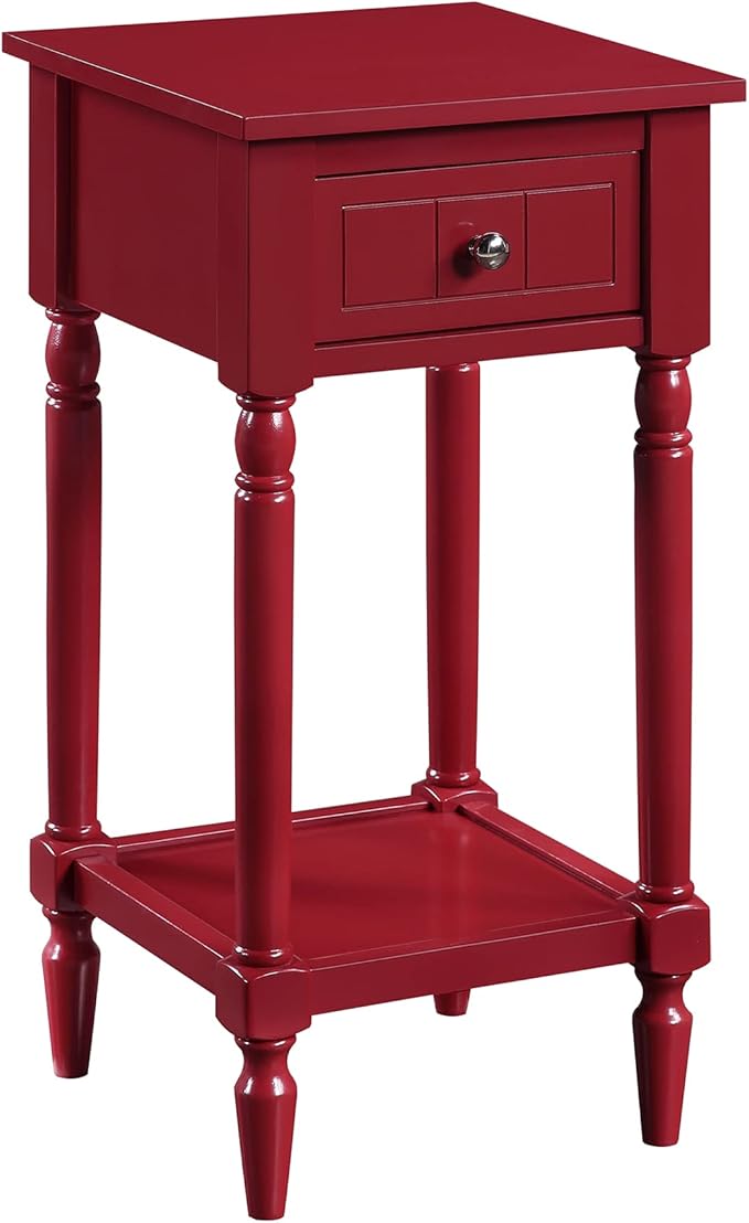 Convenience Concepts French Country Khloe 1 Drawer Accent End Table 14" by ConvenienceConcepts