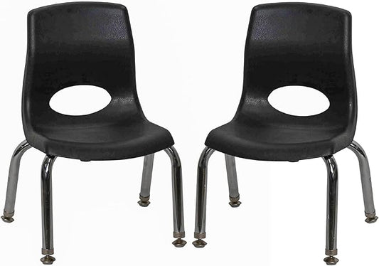 Children’s Factory MyPosture Plus 8" Chair, 2 Pack, Stackable Ergonomic Seating by Angeles