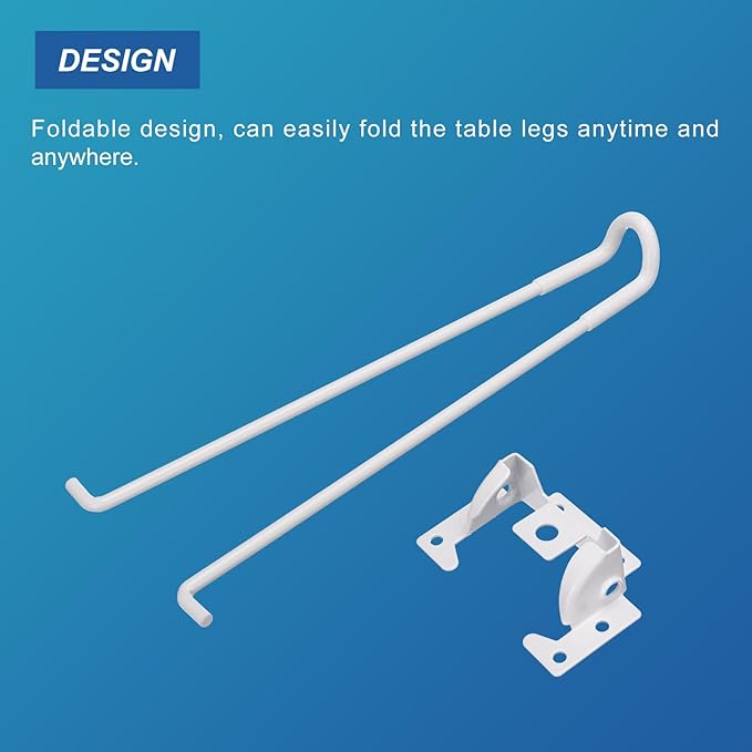uxcell Folding Table Legs - Image 3