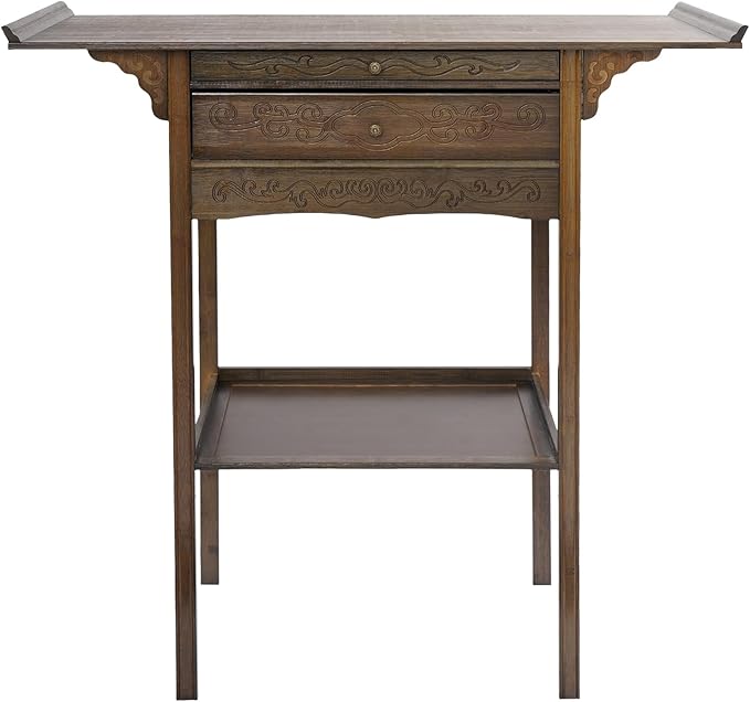 Entryway Console Table with 2-Tiers & Drawer, Living Room, Entry or Bedroom by KUMOYOU