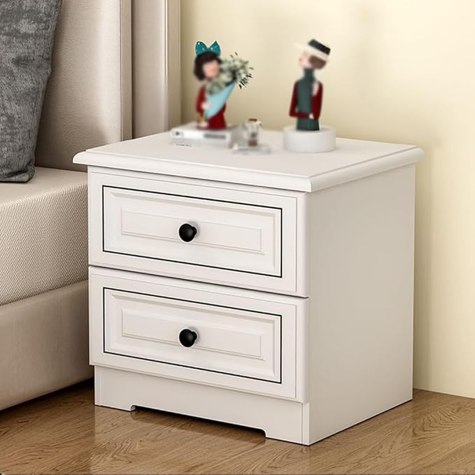 Snack Table Light Luxury Solid Wood Bedside Table, Simple Home Storage Cabinet - Image 2