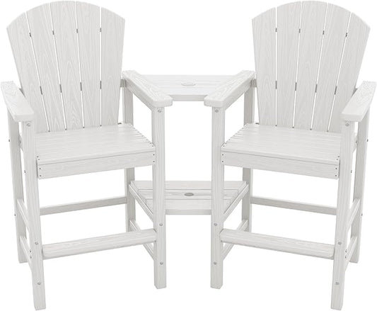 SERWALL Tall Adirondack Chairs Set of 2 by SERWALL