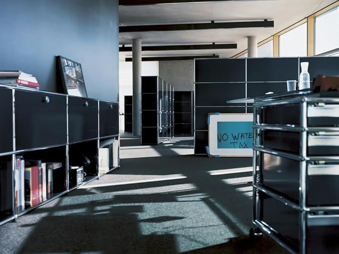 Modern Storage Cabinet Versatile Free-Standing Organizer - Image 10