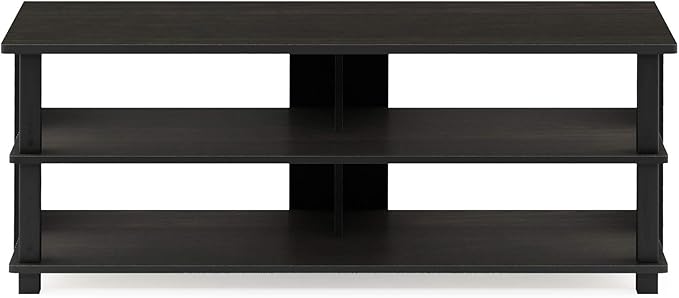 Furinno Sully 3-Tier Stand for TV up to 48 Inch, Espresso/Black - Image 4