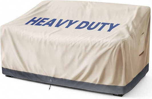 Extra Heavy Duty Outdoor Couch Cover Waterproof, Large 3-Seater Patio Sofa Cover by Kikcoin