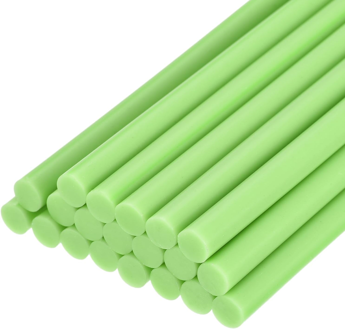 uxcell 20pcs Hot Glue Sticks for Glue Gun 7mm/0.27-inch x 4-inch Mini Hot Melt Adhesive Glue Stick Green