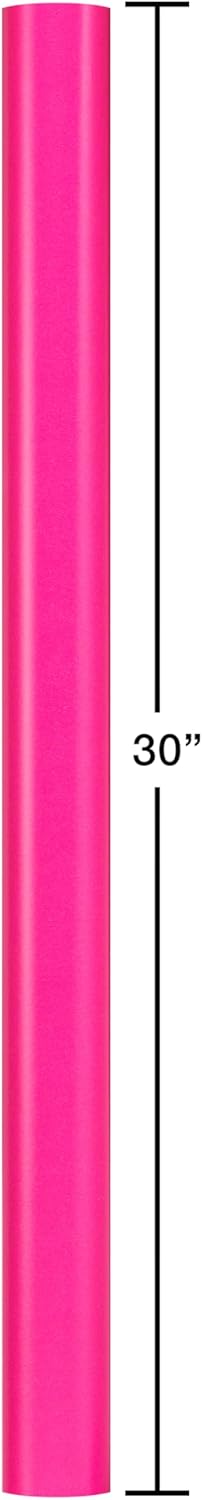 American Greetings Reversible Wrapping Paper Jumbo Roll for All Occasions, Pink and Chevron (1 Jumbo Roll, 175 sq. ft.)