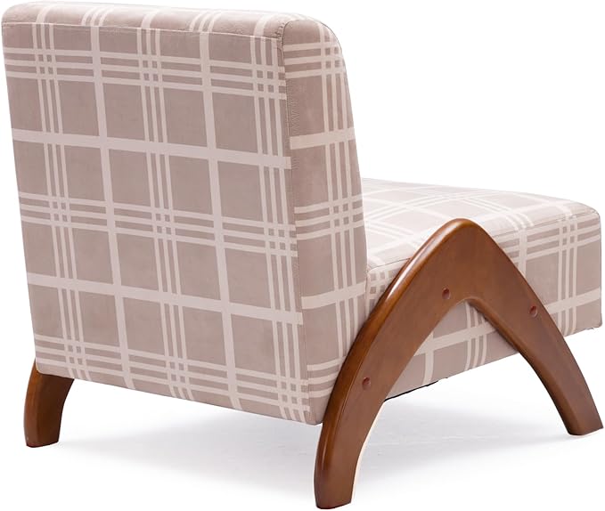 Oversized Accent Chair, upholstered armless mid Century Modern Living Room Chair - Image 9
