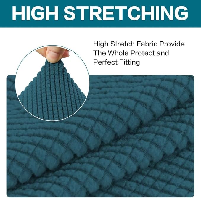Turquoize 2 Piece Chair Covers Chair Slipcovers - Image 5