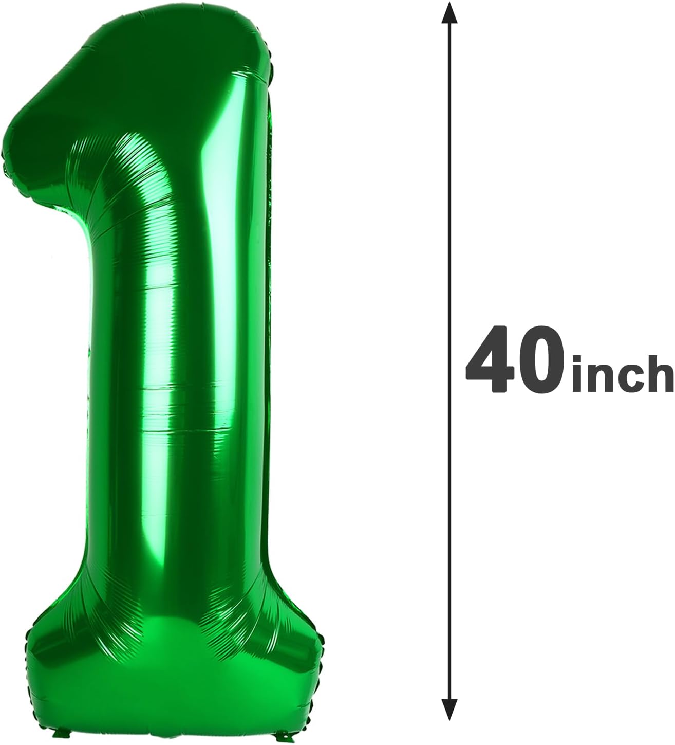 Green 13 31 Number Balloon 40 Inch，Large 13 31 Green Birthday Party Decorations, Number 13 31 Foil Balloons for Anniversary Party Graduations Celebration Supplies