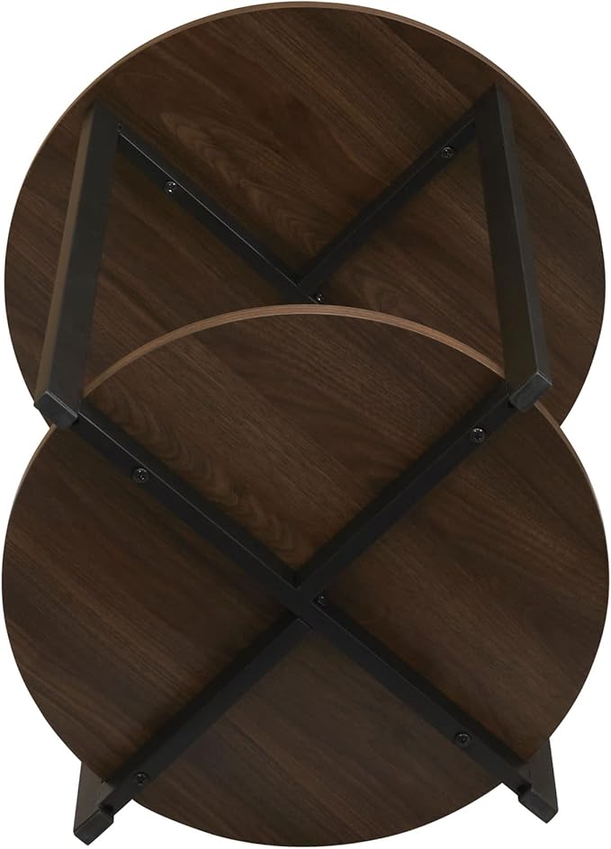 Household Essentials Jamestown Round Side End Table - Image 13