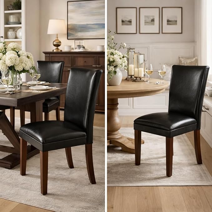 HomePop Parsons Upholstered Accent Dining Chair - Image 4
