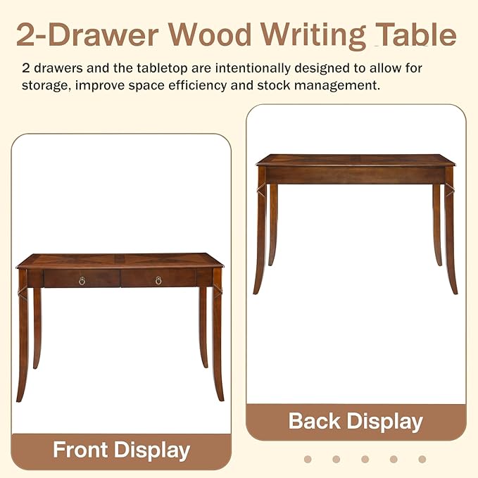 PADMA HOUSE Solid Wood Console Table - Image 4