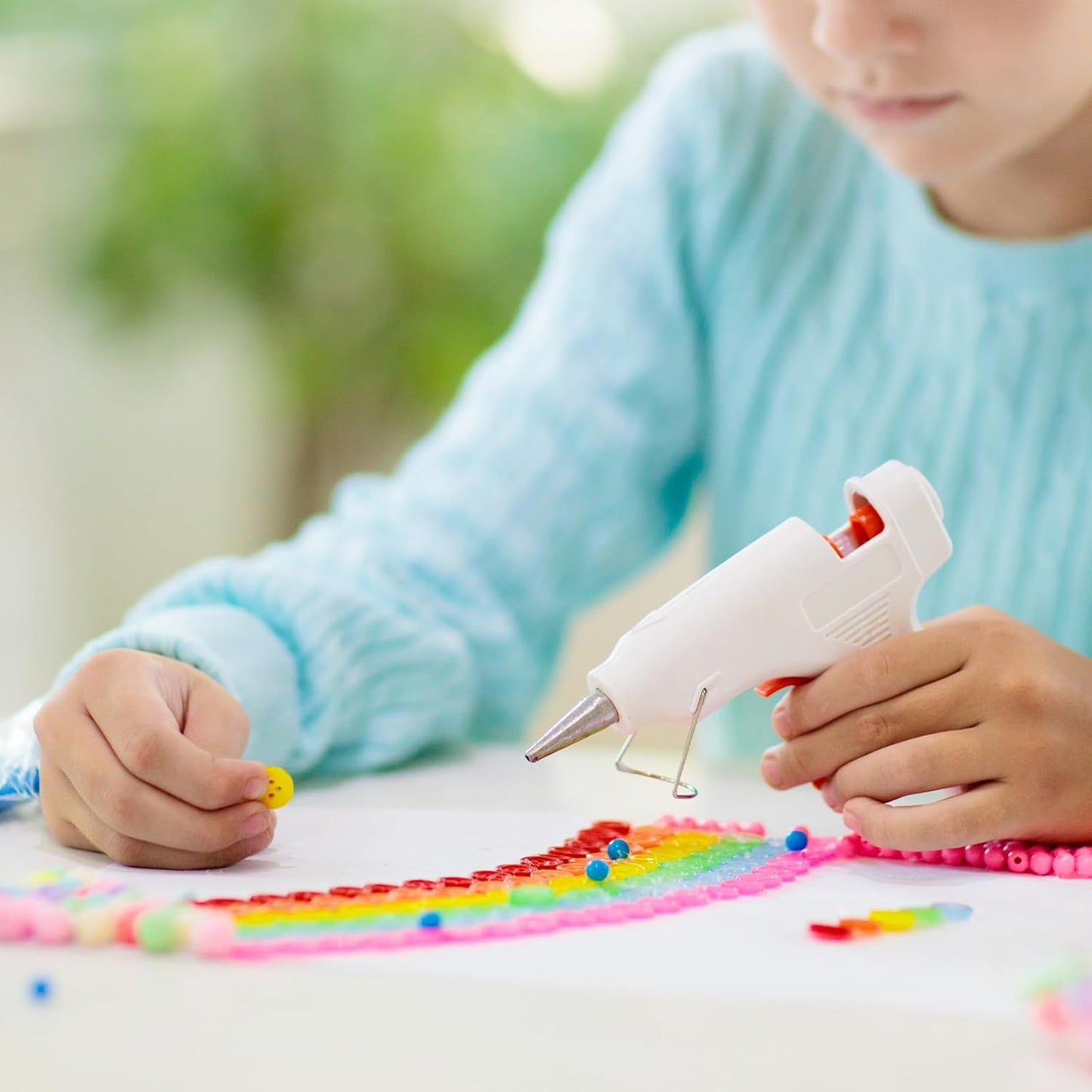 HARFINGTON 10pcs Hot Glue Sticks 0.28" Dia x 3.94" Long EVA Mini Hot Melt Adhesive Glue Stick for Hot Melt Gun Wood Plastic Glass Flowers Fabrics Foam, Purple