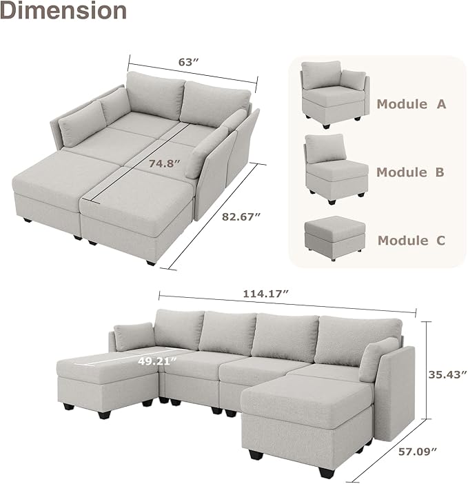Weture Modular Sectional Sofa - Image 3