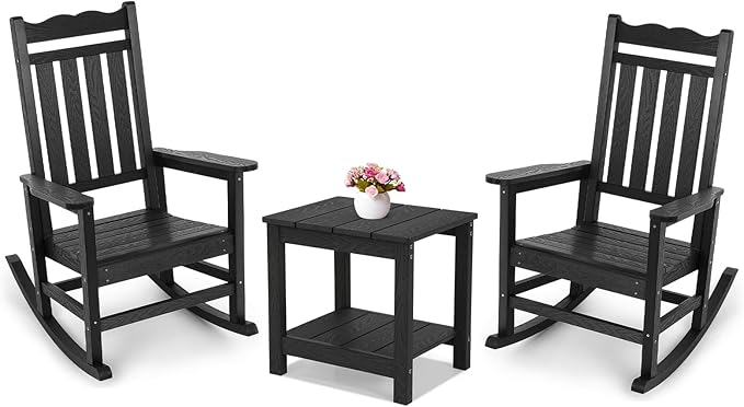 Stoog 3-Piece Oversized Rocking Chairs Set of 2 by Stoog