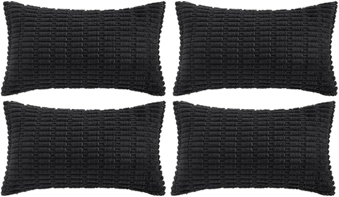 Fancy Homi 4 Packs Decorative Throw Pillow Covers by Fancy+Homi