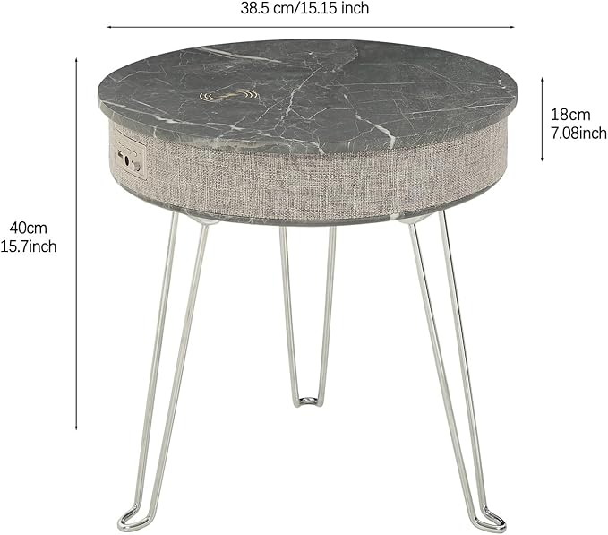 Louis Donné Smart Side Table, Foldable End Table - Image 2