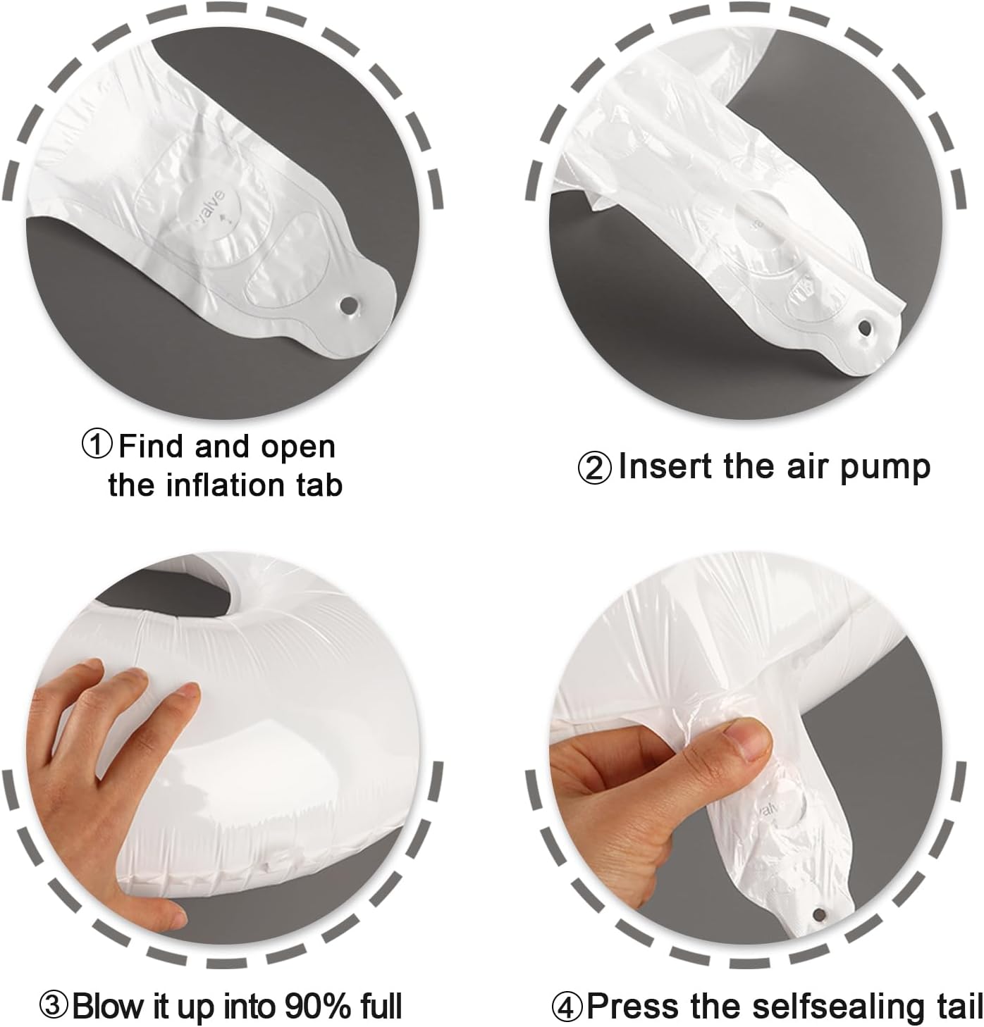 White 40 Inch Big Number Balloon Birthday Decoration, Number 2 Helium Balloon 12 20 22 23 24 26 2025 New Years Celebration, Boy Girl Baby Anniversary Party Graduations Supplies Decorations