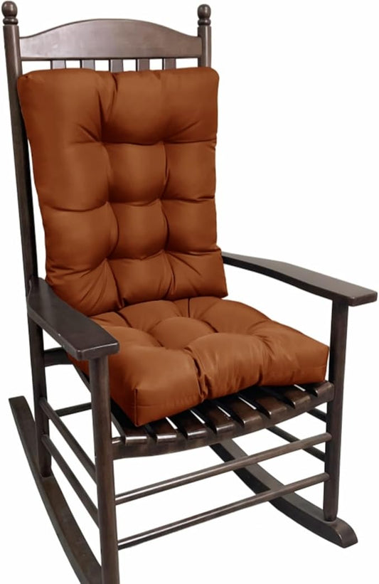 Chair Cushion Set for Rocking Chair, Rocking Chair Cushion, Overstuffed Seat by Unknown