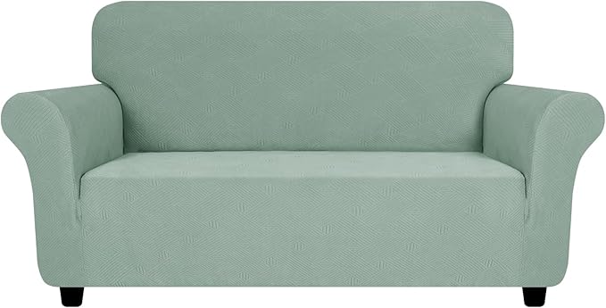 ZNSAYOTX Super Stretch Loveseat Covers, New Striped Love Seat Slipcover - Image 7