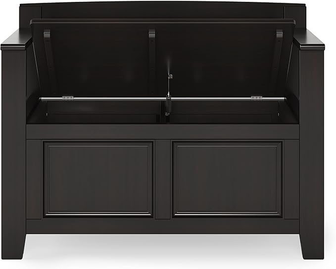SIMPLIHOME Amherst Entryway Storage Bench - Image 9