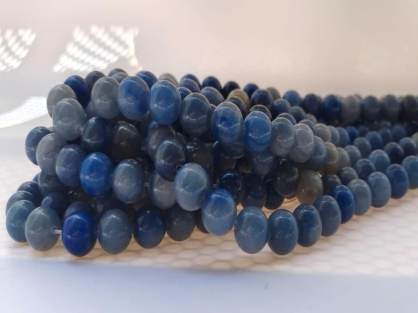 Stone Beads 10mm 60pcs Blue Sodalite Beads Round Loose Gemstones Beads for Bracelet Necklace Jewelry Making (10mm, 61003 Blue Sodalite)