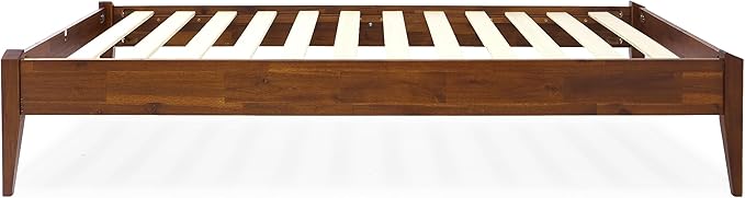 Bme Dinkee 15" Solid Wood Platform Bed Frame Without Headboard - Image 4