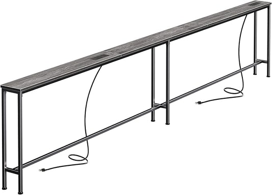 SUPERJARE 110.2 Inch Sofa Table by SUPERJARE