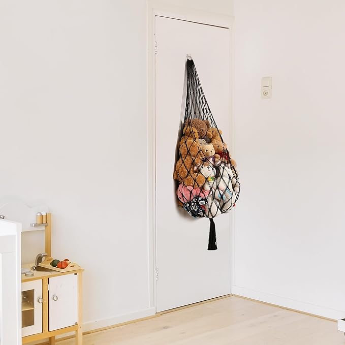 Amdermi Stuffed Animal Hammock Corner Hanging Net - Image 9