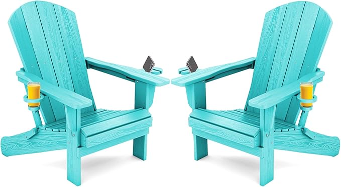 SERWALL Adirondack Chair with Cup Holders by SERWALL