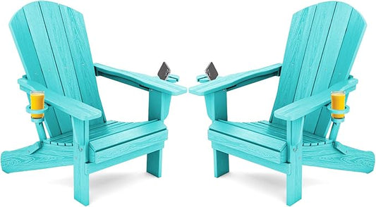 SERWALL Adirondack Chair with Cup Holders by SERWALL