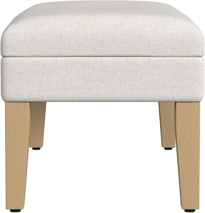Homepop Home Decor | Upholstered Decorative Storage Ottoman Bench | Ottoman - Image 6