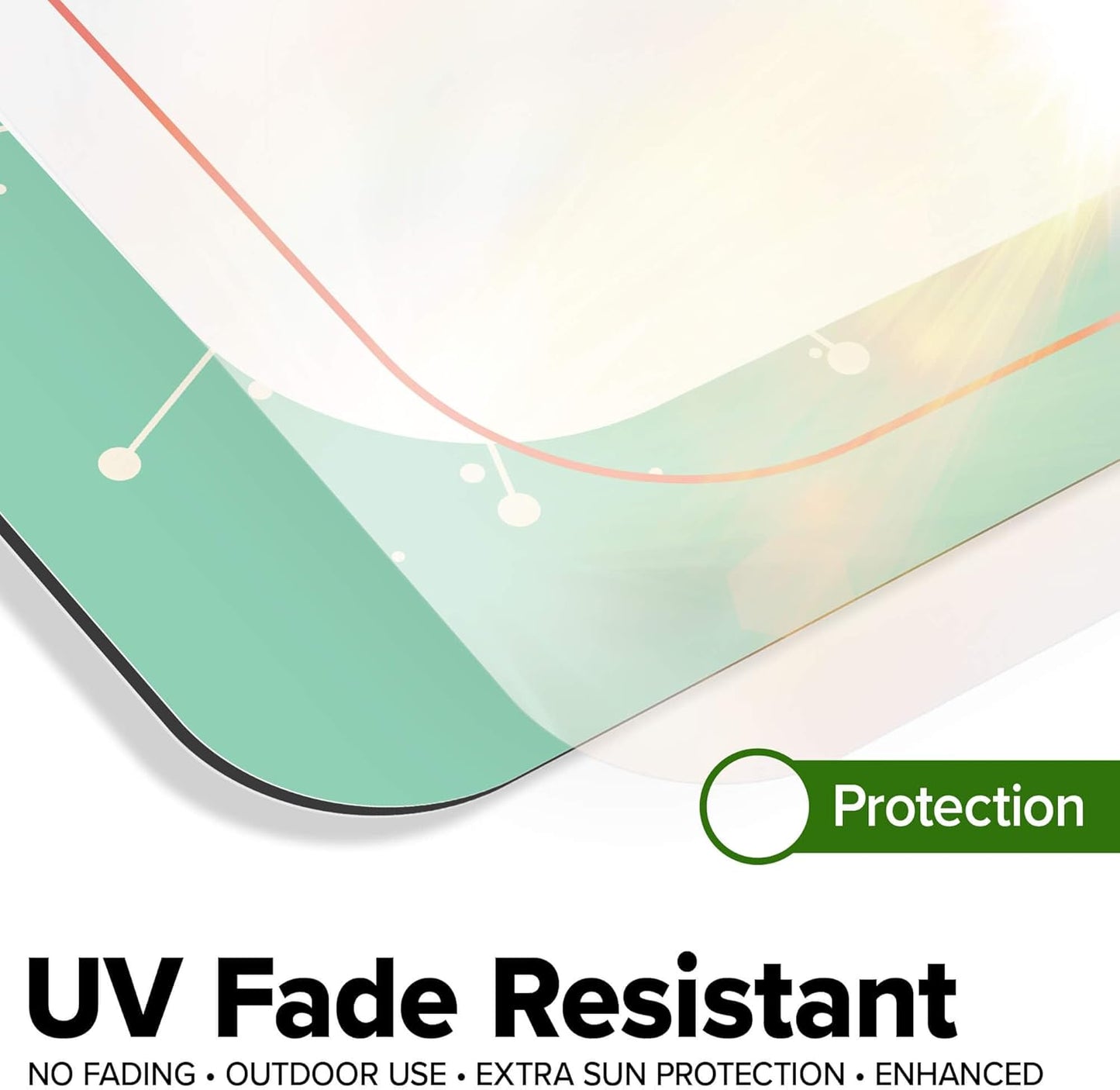 Custom Sign, Custom Street Sign, 11 Font Colors, 13 Font Styles, 4 Hole Options, 22 Sizes, 30x30 Inches, Rust Free DiBound, Fade Resistant, Made in USA by My Sign Center (Mid-Century Modern 2)