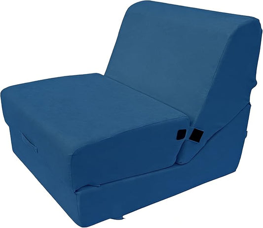 jela Luxury Indoor Chaise Lounge, Foldable Sofa Bed Chair by KidsCouchExpert