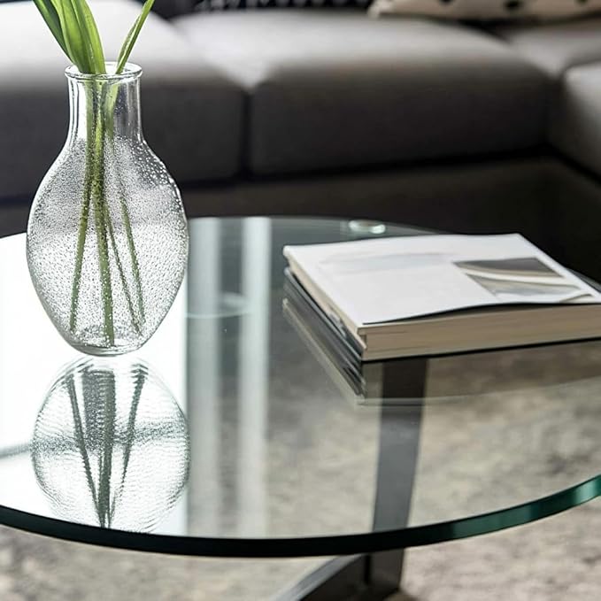 16" Round Tempered Glass Table Top - Image 7