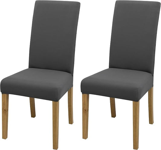 BIETYONE Stretch Dining Chair Covers Set of 2, Soft Removable Washable Kitchen by BIETYONE