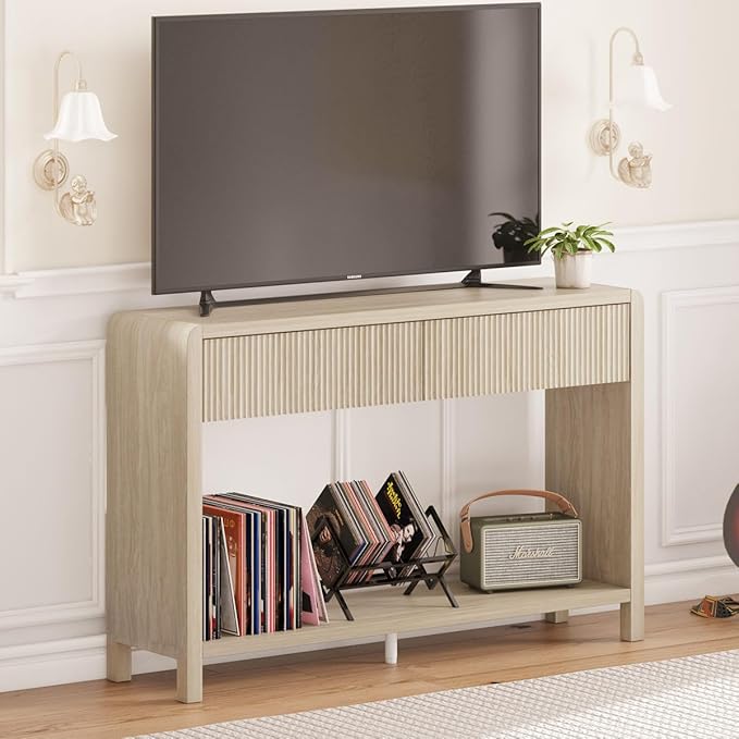FATORRI Console Table for Entryway Storage, Wood Sofa Tables for Living Room - Image 7