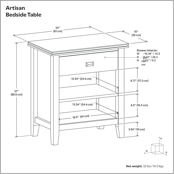 SIMPLIHOME Artisan Bedside Table - Image 11