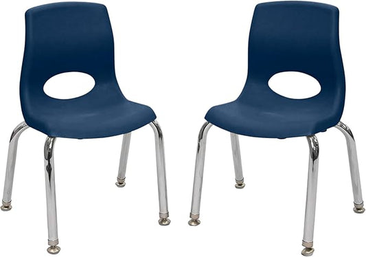 Children’s Factory MyPosture Plus 8" Chair, 2 Pack, Stackable Ergonomic Seating by Angeles