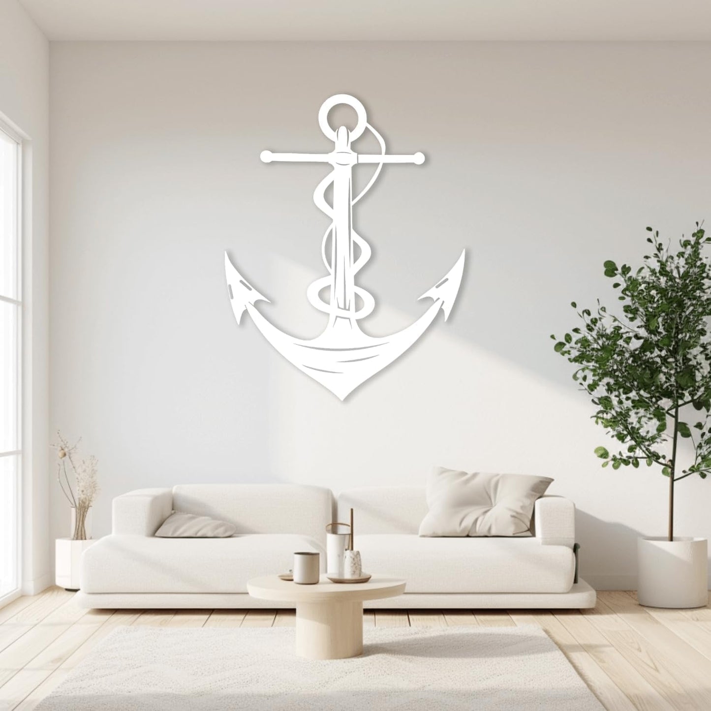 XXQ Anchor Metal Wall Decor, Anchor Metal Wall Art for Bedroom Living Room Dorm Antique Anchor Wall Decor Antique Metal Anchor Farmhouse Decor (Black, 28" x 41" / 70 x 105cm)