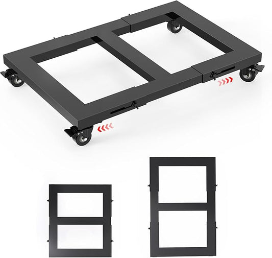 Adjustable Moving Dolly, Furniture Dolly Heavy Duty 1200 Lbs Load Capacity by GLISWAM