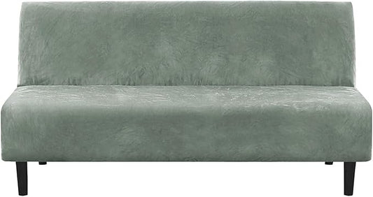 H.VERSAILTEX Real Velvet Futon Cover Armless Sofa Covers Sofa Bed Covers by HVERSAILTEX