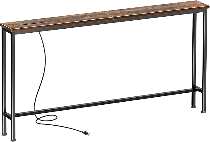 SUPERJARE 51.2 Inch Sofa Table by SUPERJARE