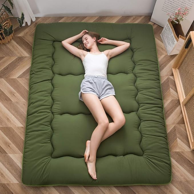 MAXYOYO Japanese Floor Mattress Futon Mattress, Thicken Tatami Mat Shiki Futon by MAXYOYO