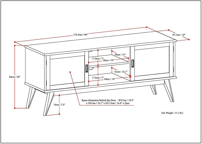 SIMPLIHOME Draper TV Stand - Image 14