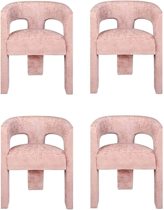 Jofran Gwen Jacquard Upholstered Accent Chair, Modern Luxury Plush Sculptural by Jofran+Inc.
