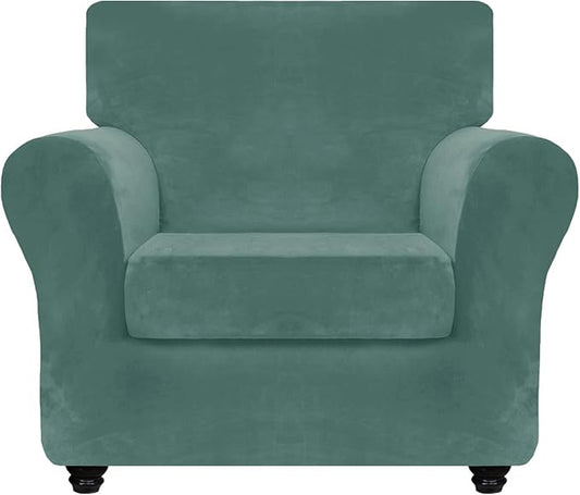 ZNSAYOTX Luxury Velvet Chair Slipcovers by ZNSAYOTX