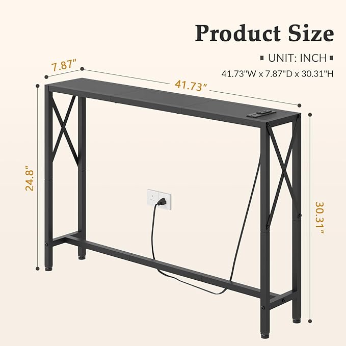 Gewudraw 41.7" Console Table - Image 3